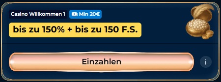 Glitzbet Willkommen bonus